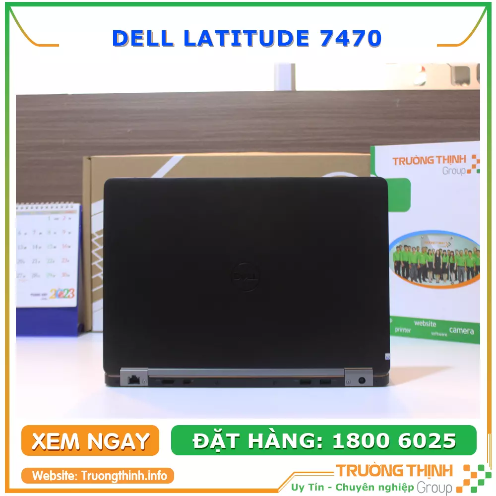 Giao diện hình ảnh mặt sau Laptop Dell Latitude 7470 i7