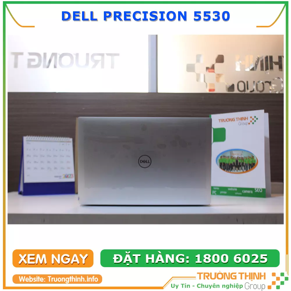 Giao diện hình ảnh mặt sau laptop Dell Precision 5530 i5 | Vi Tính Trường Thịnh