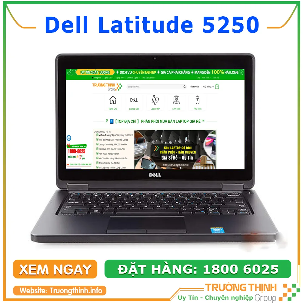 Laptop Dell Latitude 5250 Intel Core i5 Chính Hãng | Vi Tính Trường Thịnh