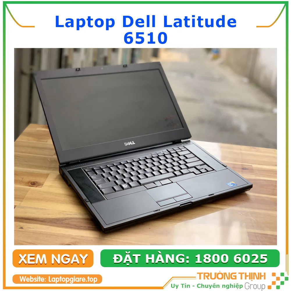 Mặt trước của laptop Dell Latitude 6510 | Vi Tính Trường Thịnh