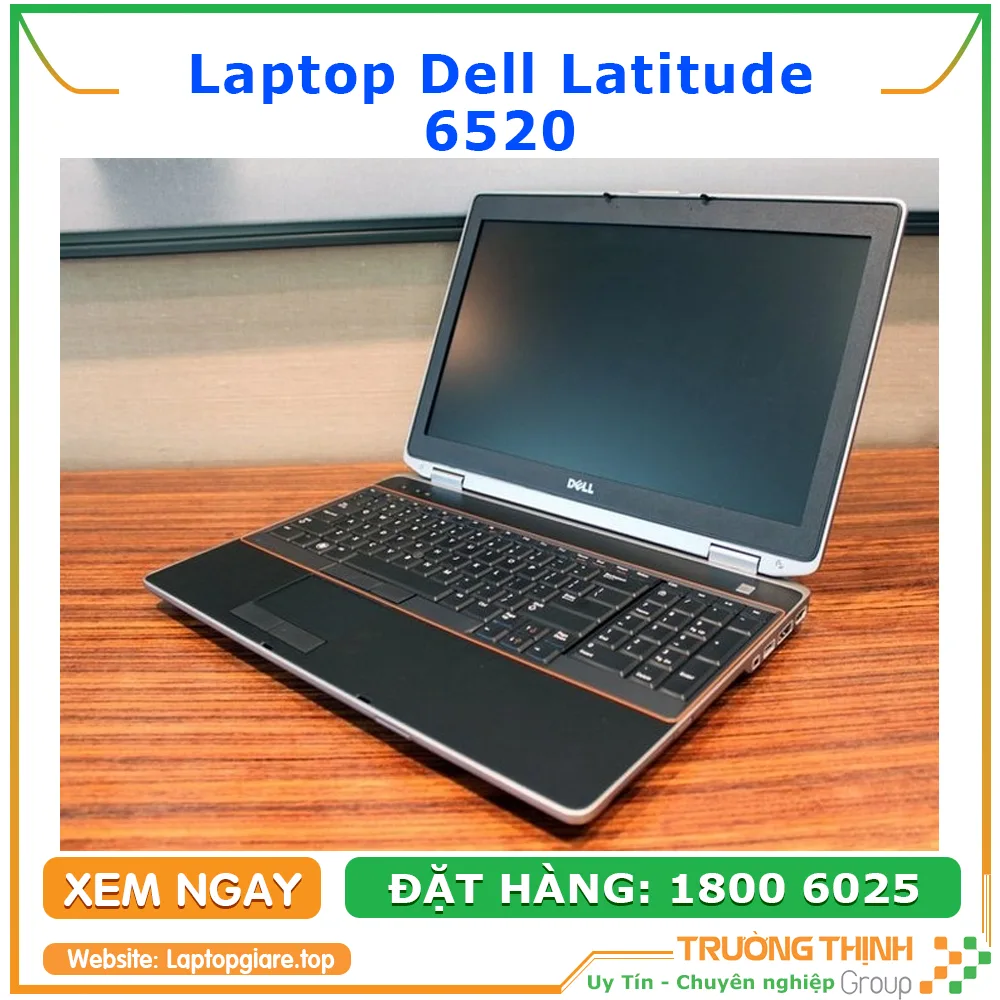 Mặt trước của laptop Dell Latitude 6520 | Vi Tính Trường Thịnh