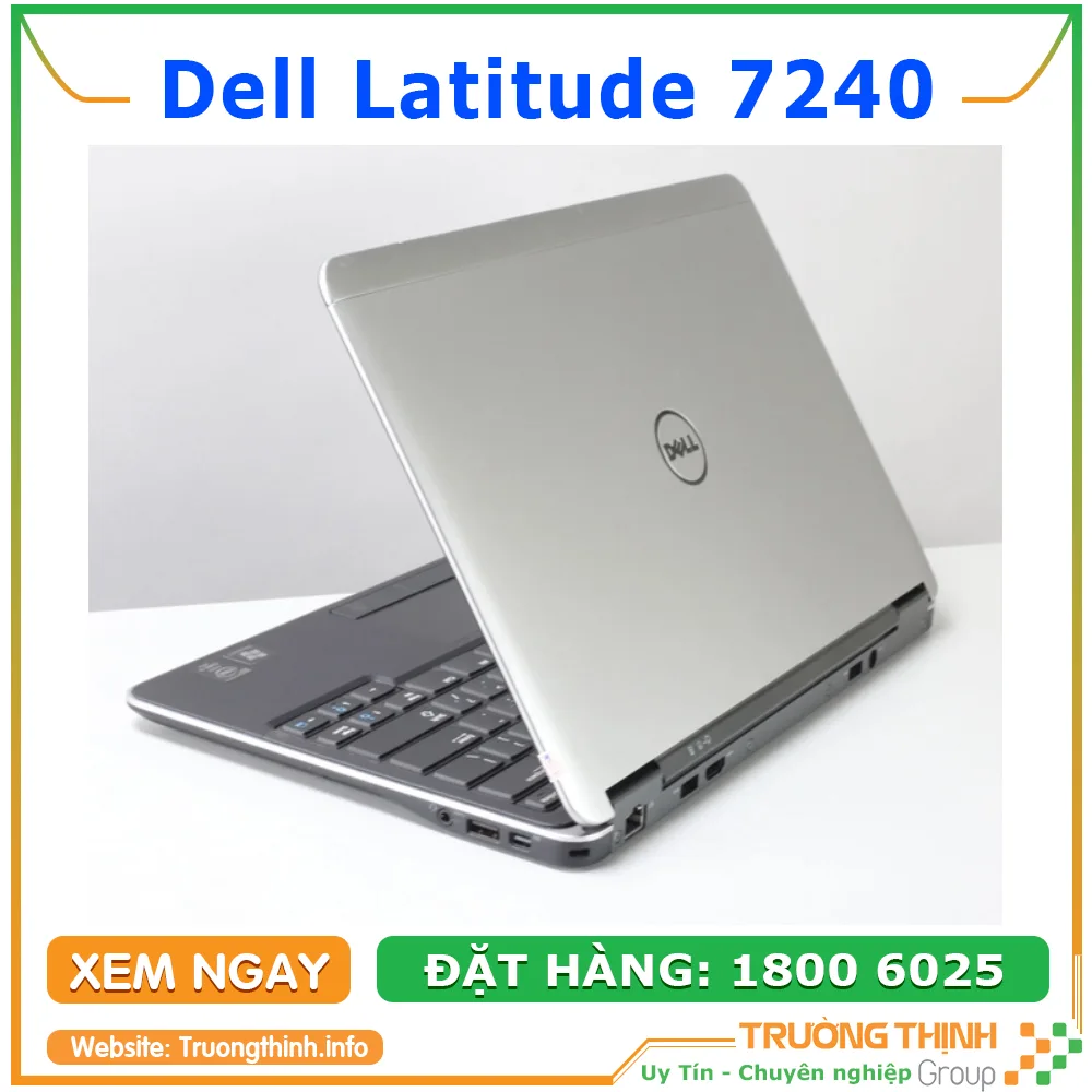 Các cổng kết nối và bàn phím - Dell latitude 7240 | Vi Tính Trường Thịnh