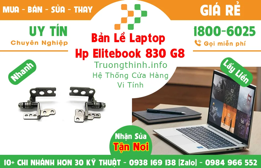 Mua Bán Bản Lề Laptop Hp Elitebook 830 G8 | Vi Tính Trường Thịnh