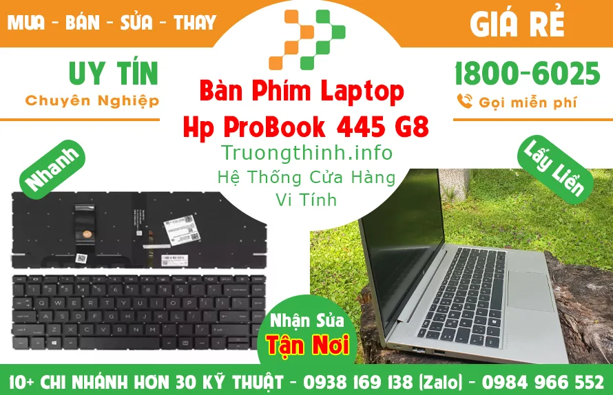 Mua Bán Sửa Thay Bàn Phím Laptop Hp probook 445 G8 Giá Rẻ | Vi Tính Trường Thịnh