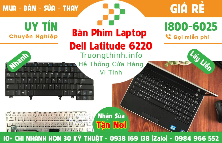 Bàn Phím Laptop Dell Precision 6220 Giá Rẻ | Vi Tính Trường Thịnh