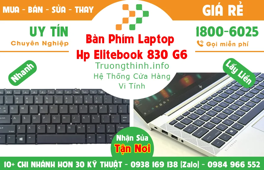 Mua Bán Sửa Thay Bàn Phím Laptop Hp Elitebook 830 G6 Giá Rẻ | Vi Tính Trường Thịnh