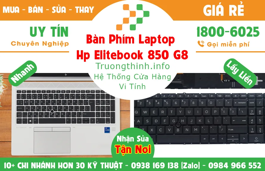 Mua Bán Sửa Thay Bàn Phím Laptop Hp Elitebook 850 G8 Giá Rẻ | Vi Tính Trường Thịnh