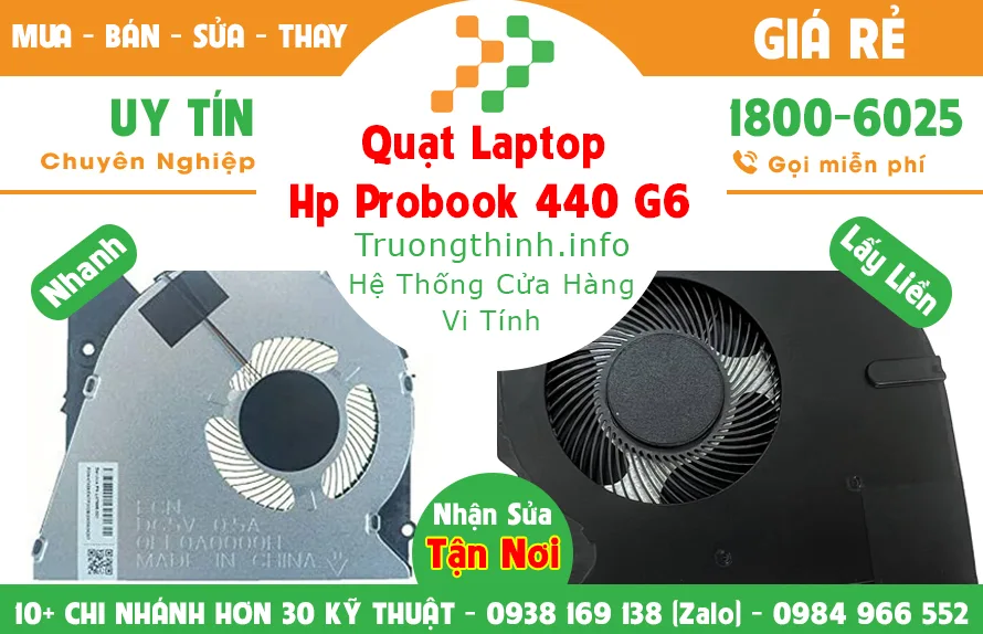 Quạt Laptop Hp probook 440 g6 Giá Rẻ | Vi Tính Trường Thịnh