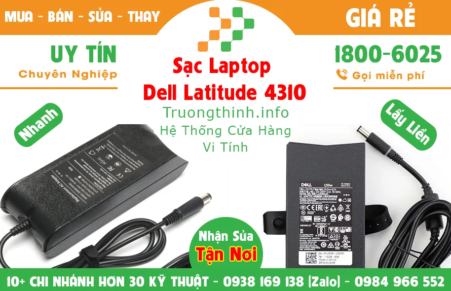 Sạc Laptop Dell Precision 4310 Giá Rẻ - Vi Tính Trường Thịnh Sạc Laptop Dell Precision 4310 Giá Rẻ - Vi Tính Trường Thịnh