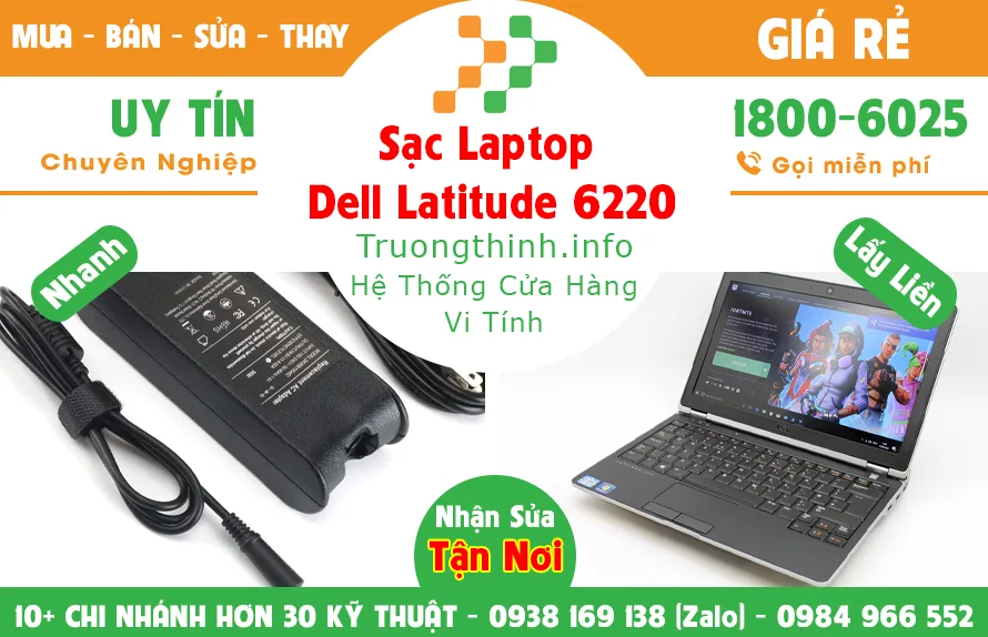 Sạc Laptop Dell Precision 6220 Giá Rẻ - Vi Tính Trường Thịnh