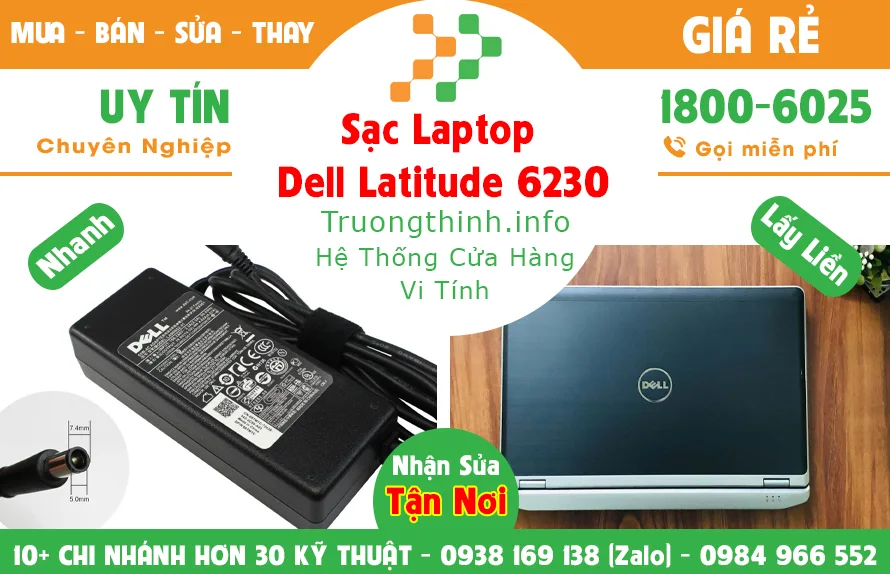 Sạc Laptop Dell Precision 6230 Giá Rẻ - Vi Tính Trường Thịnh