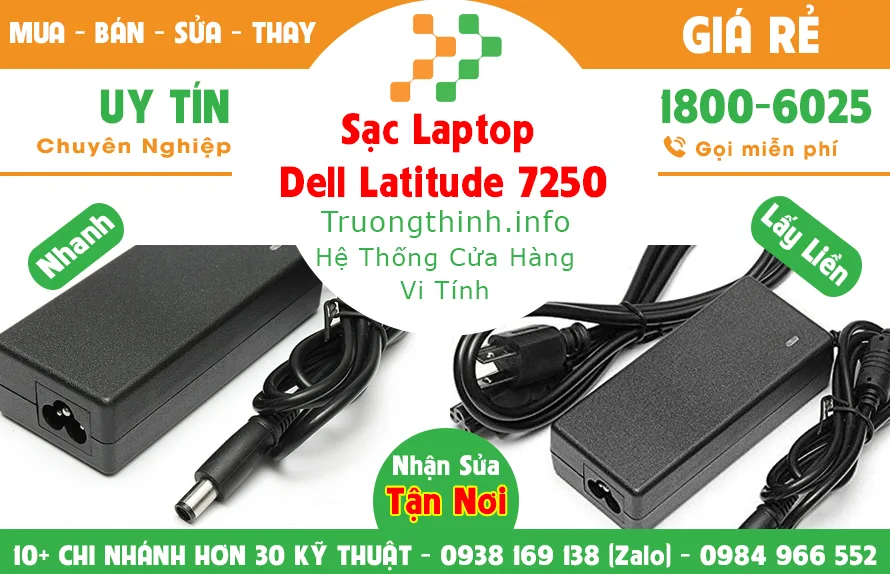 Sạc Laptop Dell Precision 7250 Giá Rẻ - Vi Tính Trường Thịnh