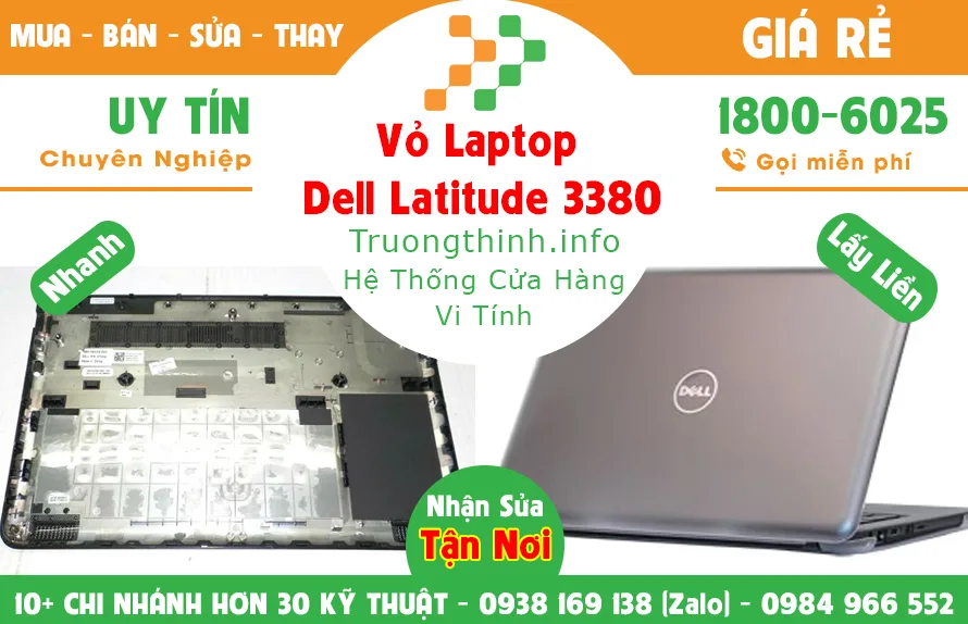 Vỏ Laptop Dell Latitude 3380 Giá Rẻ | Vi Tính Trường Thịnh