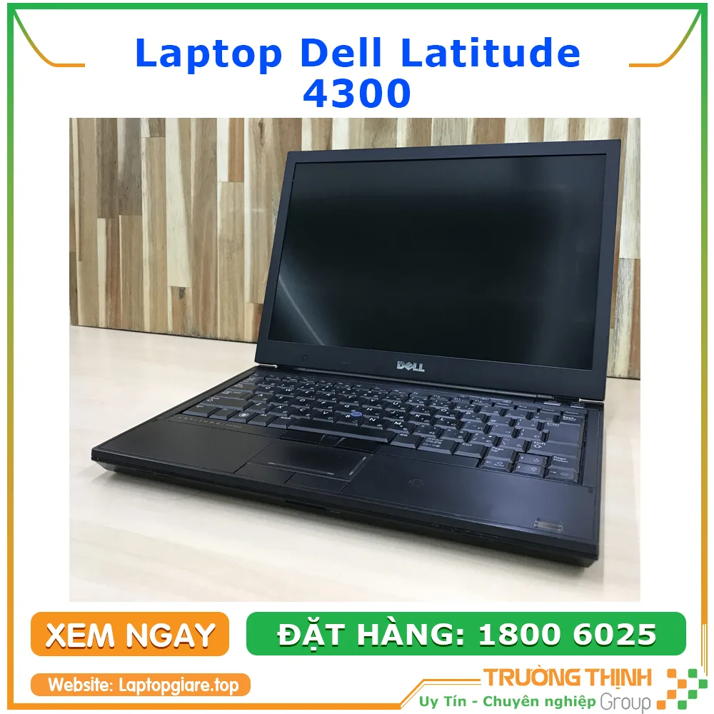 Mặt trước của laptop Dell Latitude 4300 | Vi Tính Trường Thịnh