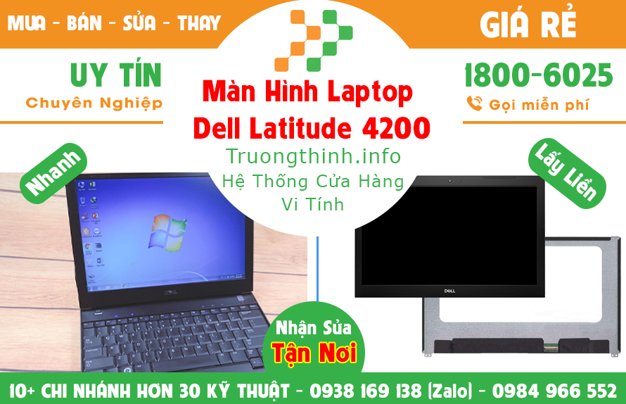 Màn Hình Laptop Dell Laititude 4200 Giá Rẻ - Vi Tính Trường Trịnh