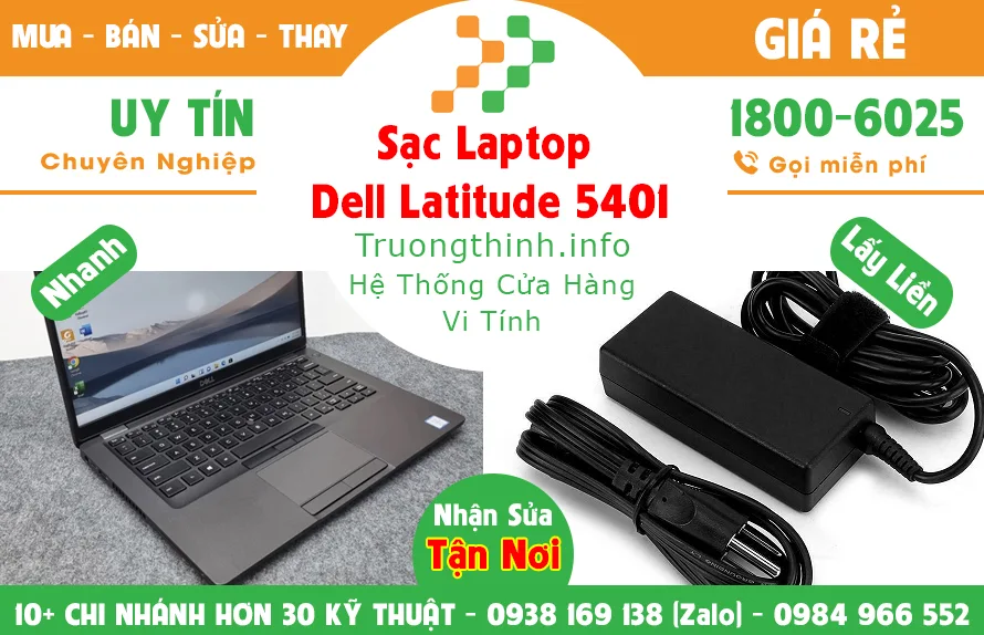 1️⃣【Mua bán】 Sạc Laptop Dell Latitude 5401 Giá Rẻ