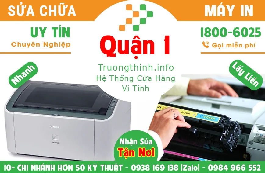 Dịch Vụ Sửa Máy In Tại Quận 1 Giá Rẻ