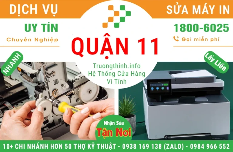 Dịch Vụ Sửa Máy In Tại Quận 11