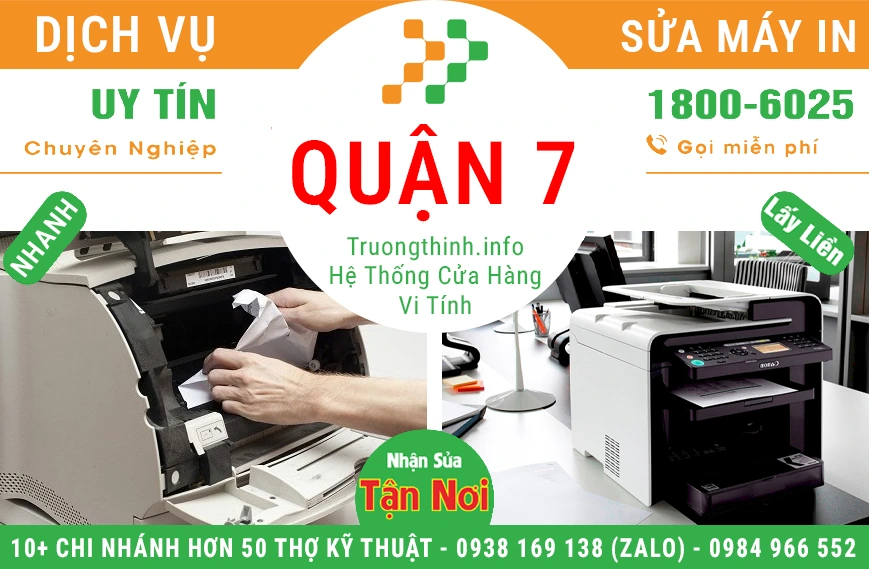 Dịch Vụ Sửa Máy In Tại Quận 7