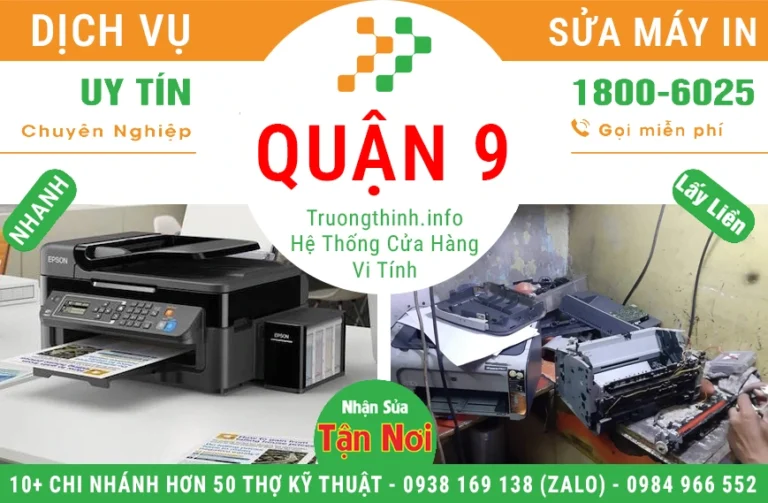 Sửa Máy In Tại Quận 9