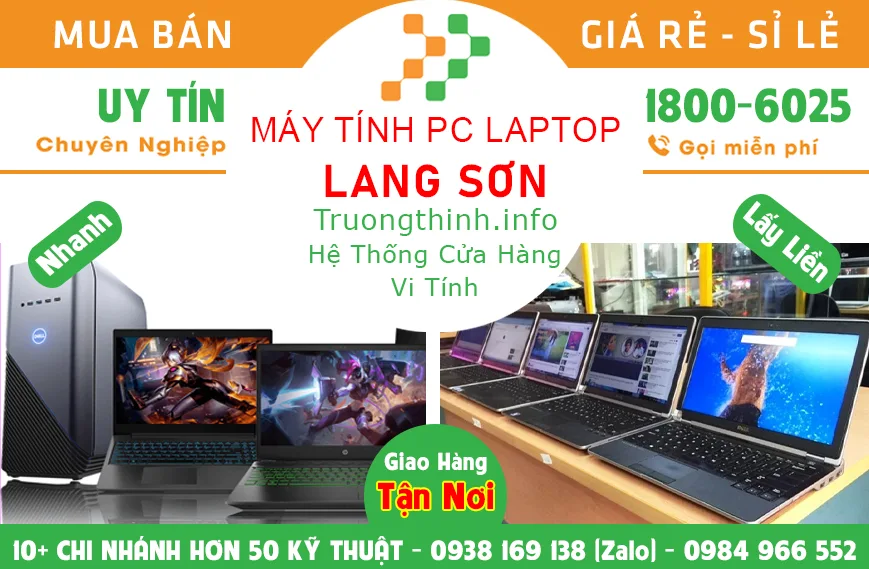 Địa điểm Máy Tính Pc Laptop Ở Tại lạng Sơn Giá Rẻ | Vi Tính Trường Thịnh
