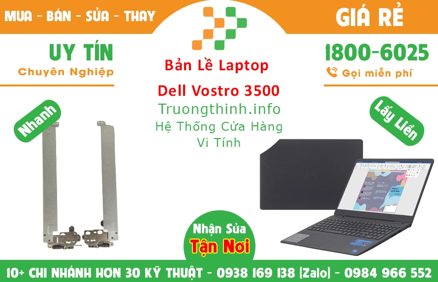 Thay Bản lề Laptop Dell Ideapad 3