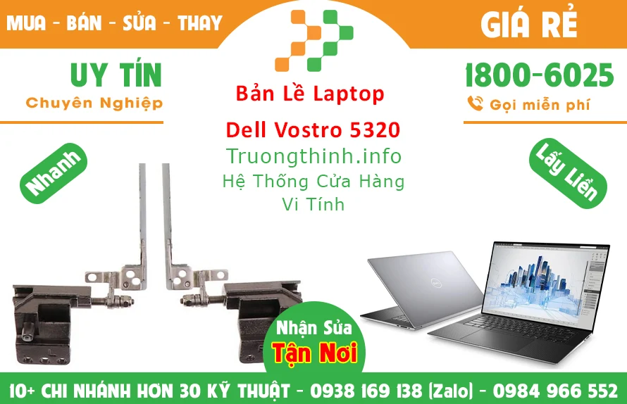Thay Bản lề Laptop Dell Ideapad 3
