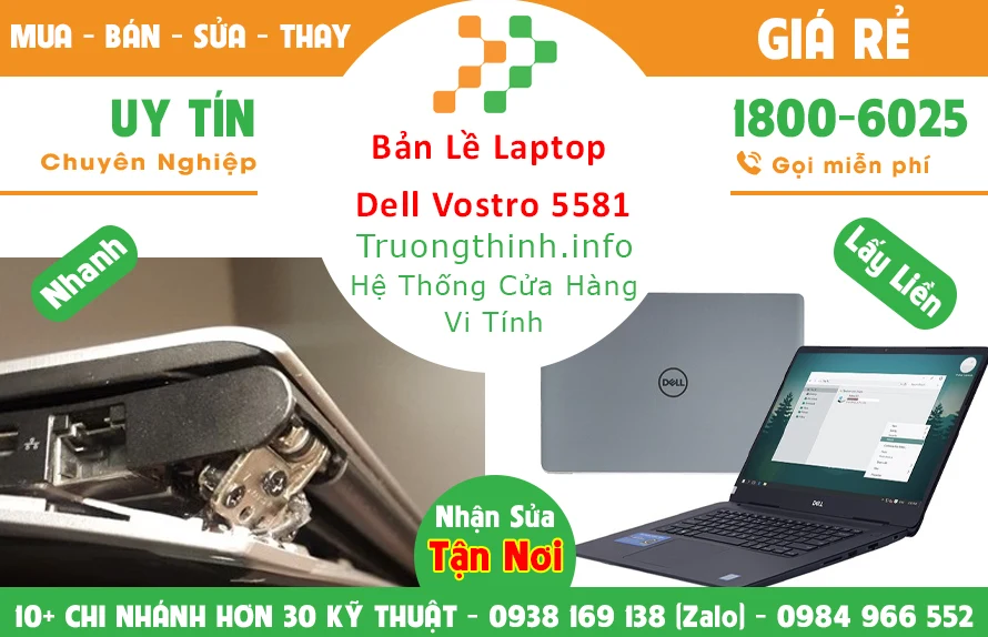 Thay Bản lề Laptop Dell Ideapad 3
