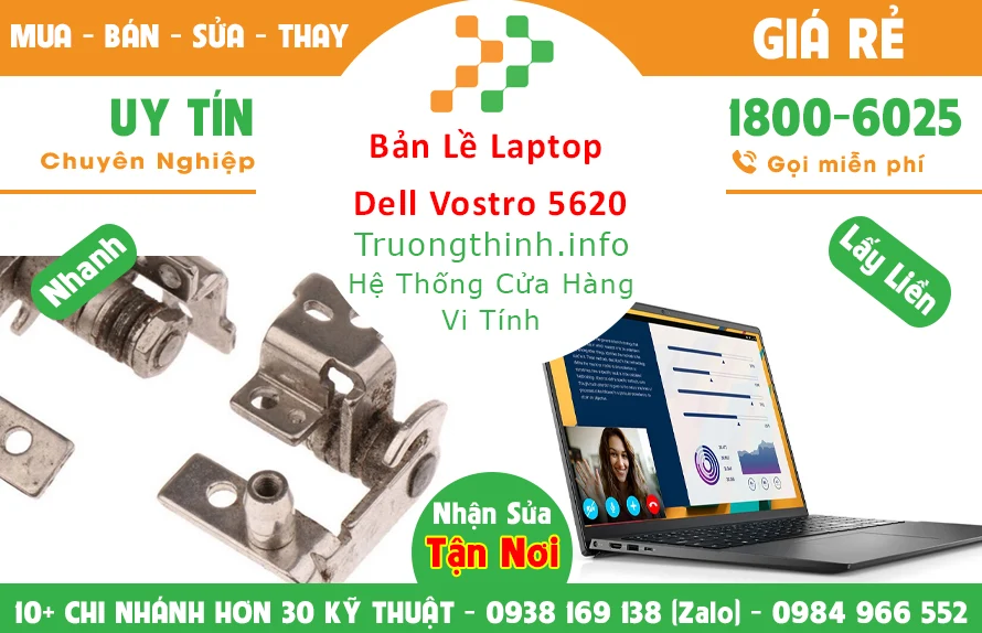 Thay Bản lề Laptop Dell Ideapad 3