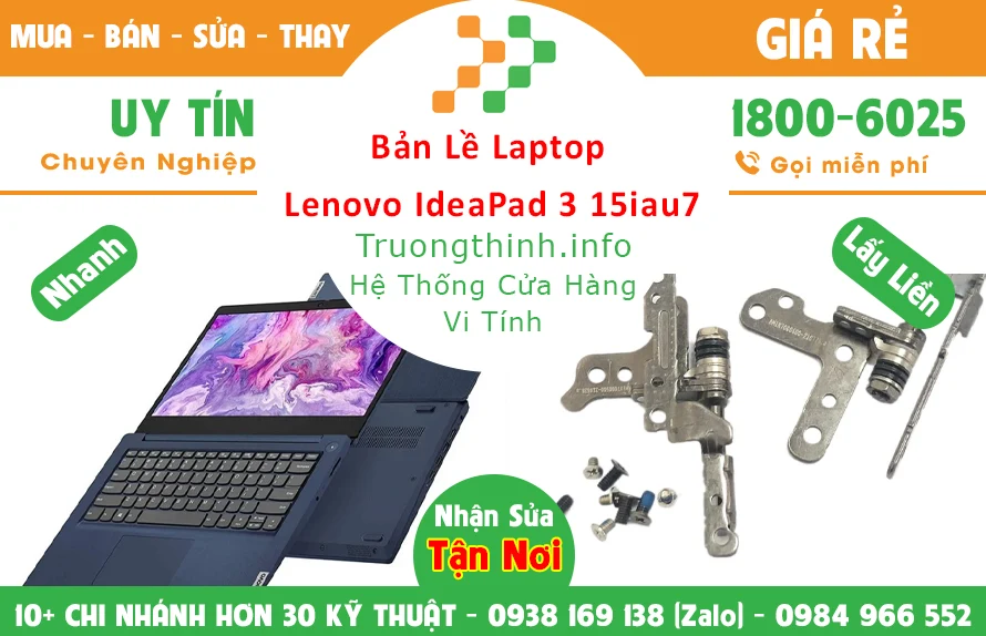 Thay Bản lề Laptop Lenovo Ideapad 3