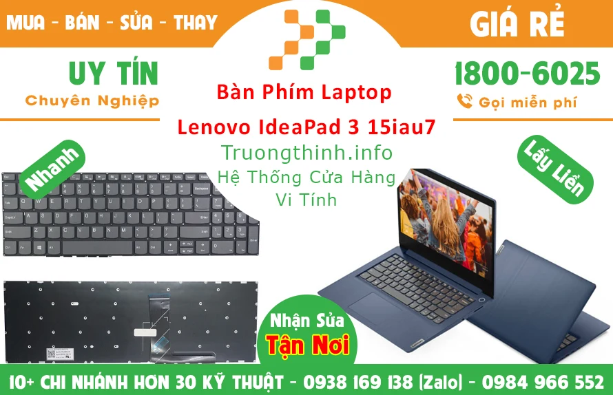 Thay Bàn Phím Laptop Lenovo Ideapad 3 Chính Hãng Giá Rẻ