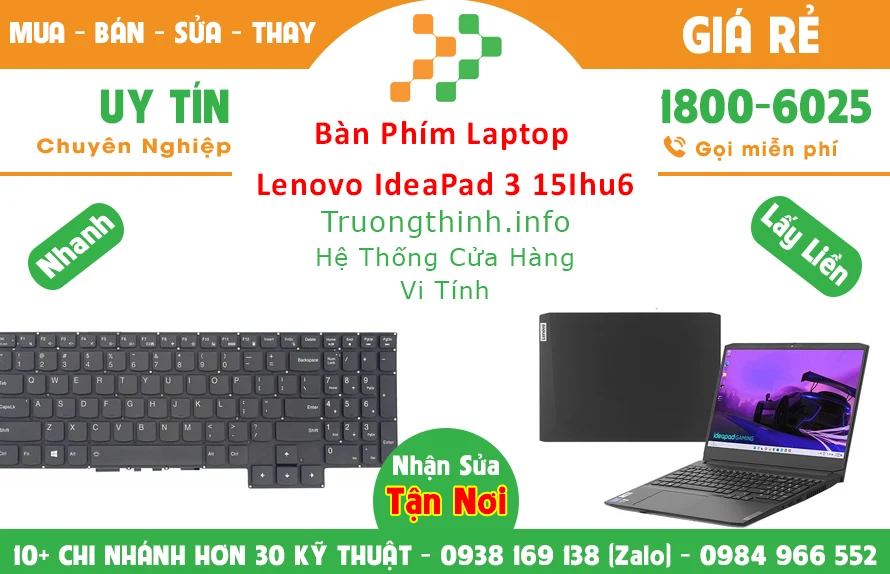 Thay Bàn Phím Laptop Lenovo Ideapad 3 Chính Hãng Giá Rẻ