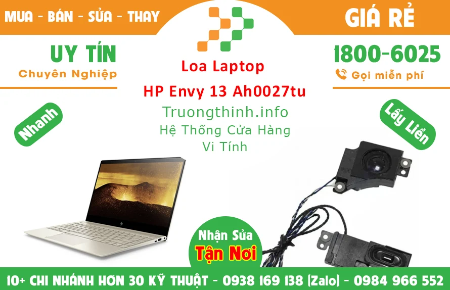 Thay Loa Laptop HP Envy 13 Ah0027tu Thay Loa Laptop HP Envy 13 Ah0027tu
