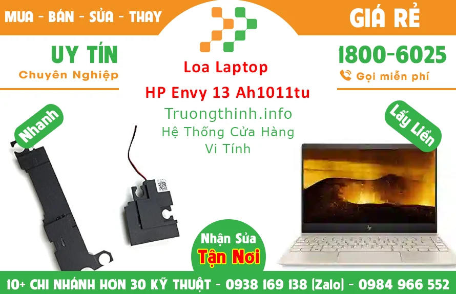 Thay Loa Laptop HP Envy 13 Ah1011tu