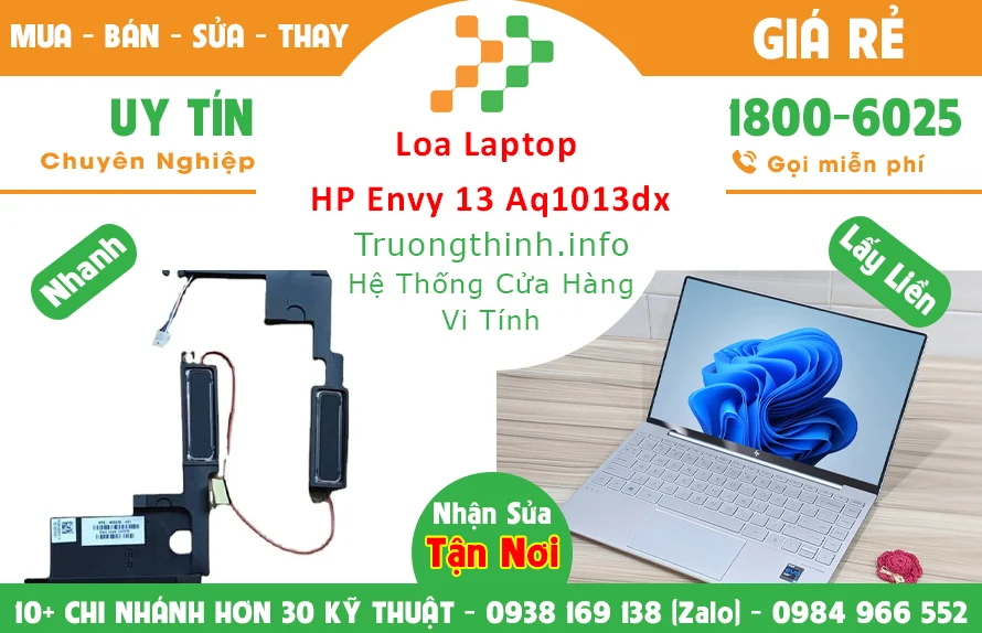 Thay Loa Laptop HP Envy 13 Aq1013dx