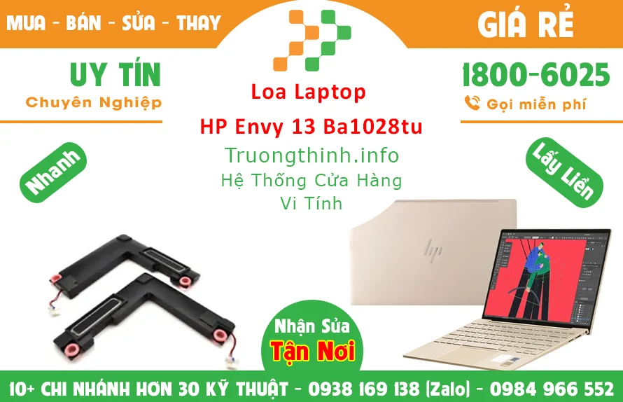 Thay Loa Laptop HP Envy 13 Ba1028tu Thay Loa Laptop HP Envy 13 Ba1028tu
