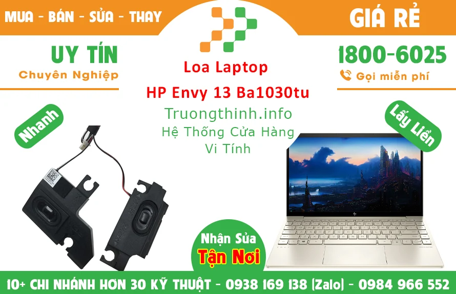 Thay Loa Laptop HP Envy 13 Ba1030tu