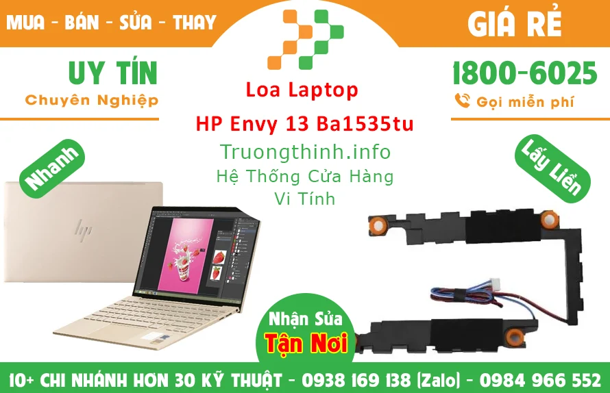 Thay Loa Laptop HP Envy 13 Ba1535tu