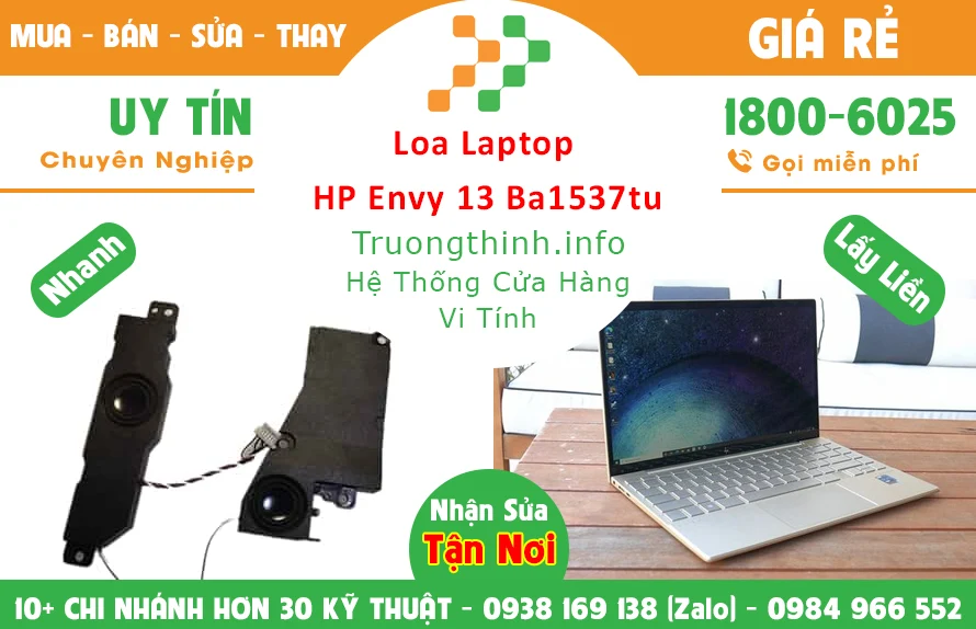 Thay Loa Laptop HP Envy 13 Ba1537tu Thay Loa Laptop HP Envy 13 Ba1537tu