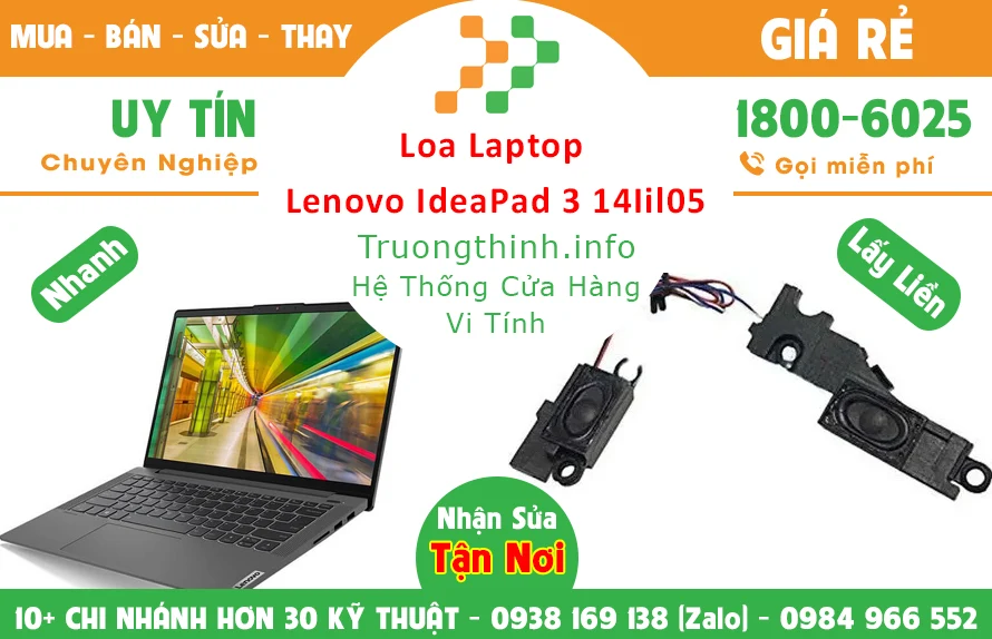 Thay Loa Laptop Lenovo Ideapad 3 14Iil05