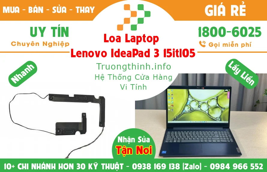 Thay Loa Laptop Lenovo Ideapad 3 15Itl05