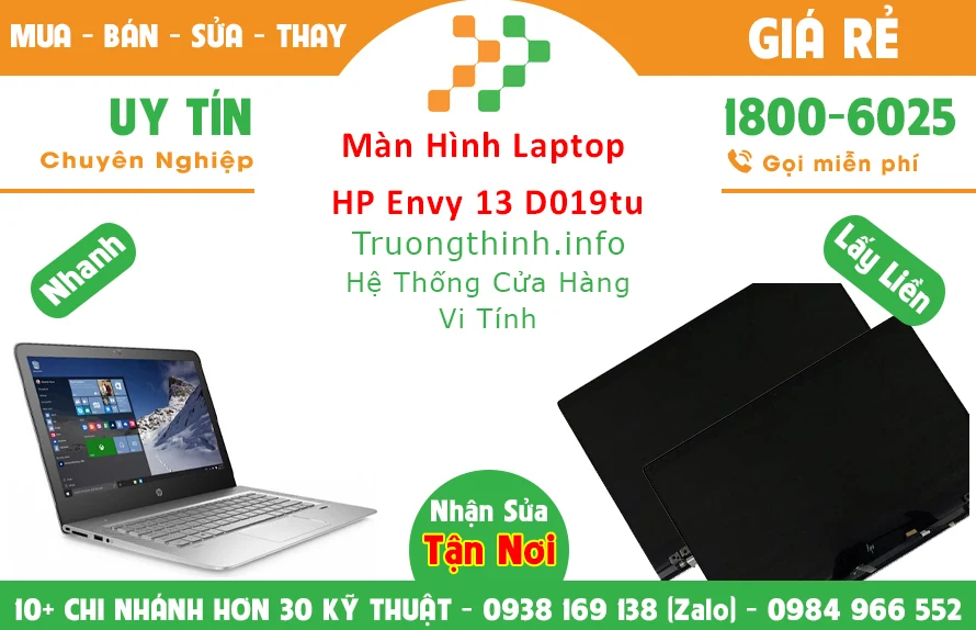 Màn Hình Laptop HP Envy 13 D019tu Chính Hãng Giá Rẻ