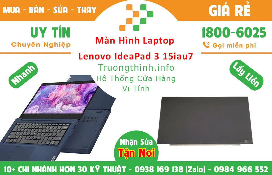 Màn Hình Laptop Lenovo Ideapad 3 15Iau7 Chính Hãng Giá Rẻ