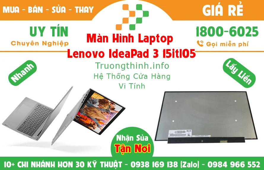 Màn Hình Laptop Lenovo Ideapad 3 15Itl05 Chính Hãng Giá Rẻ