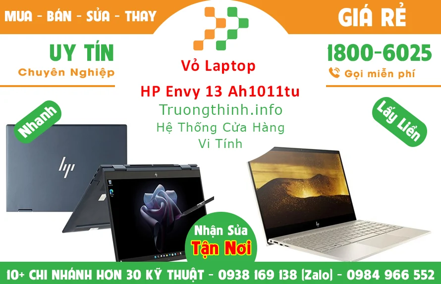 Thay Vỏ Laptop HP Envy 13 Ah1011tu Thay Vỏ Laptop HP Envy 13 Ah1011tu