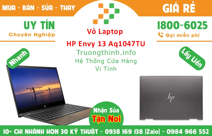 Thay Vỏ Laptop HP Envy 13 Aq1047tu Thay Vỏ Laptop HP Envy 13 Aq1047tu
