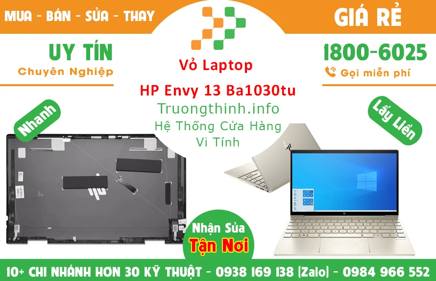Thay Vỏ Laptop HP Envy 13 Ba1030tu Thay Vỏ Laptop HP Envy 13 Ba1030tu