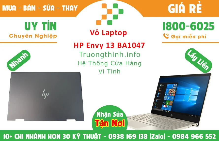 Thay Vỏ Laptop HP Envy 13 Ba1047 Thay Vỏ Laptop HP Envy 13 Ba1047