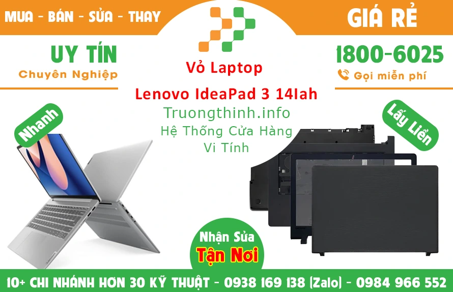 Thay Vỏ Laptop Lenovo Ideapad 3 14Iah Thay Vỏ Laptop Lenovo Ideapad 3 14Iah