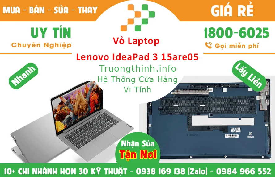 Thay Vỏ Laptop Lenovo Ideapad 3 15Are05